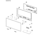 Samsung UN55EH6000FXZA-CH01 cabinet parts diagram