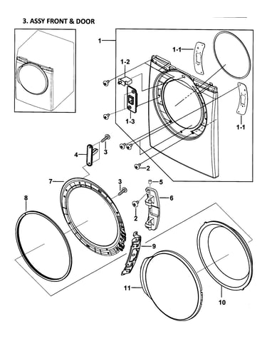 Front assy