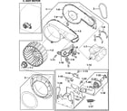 Samsung DV338AEB/XAA-00 motor assy diagram