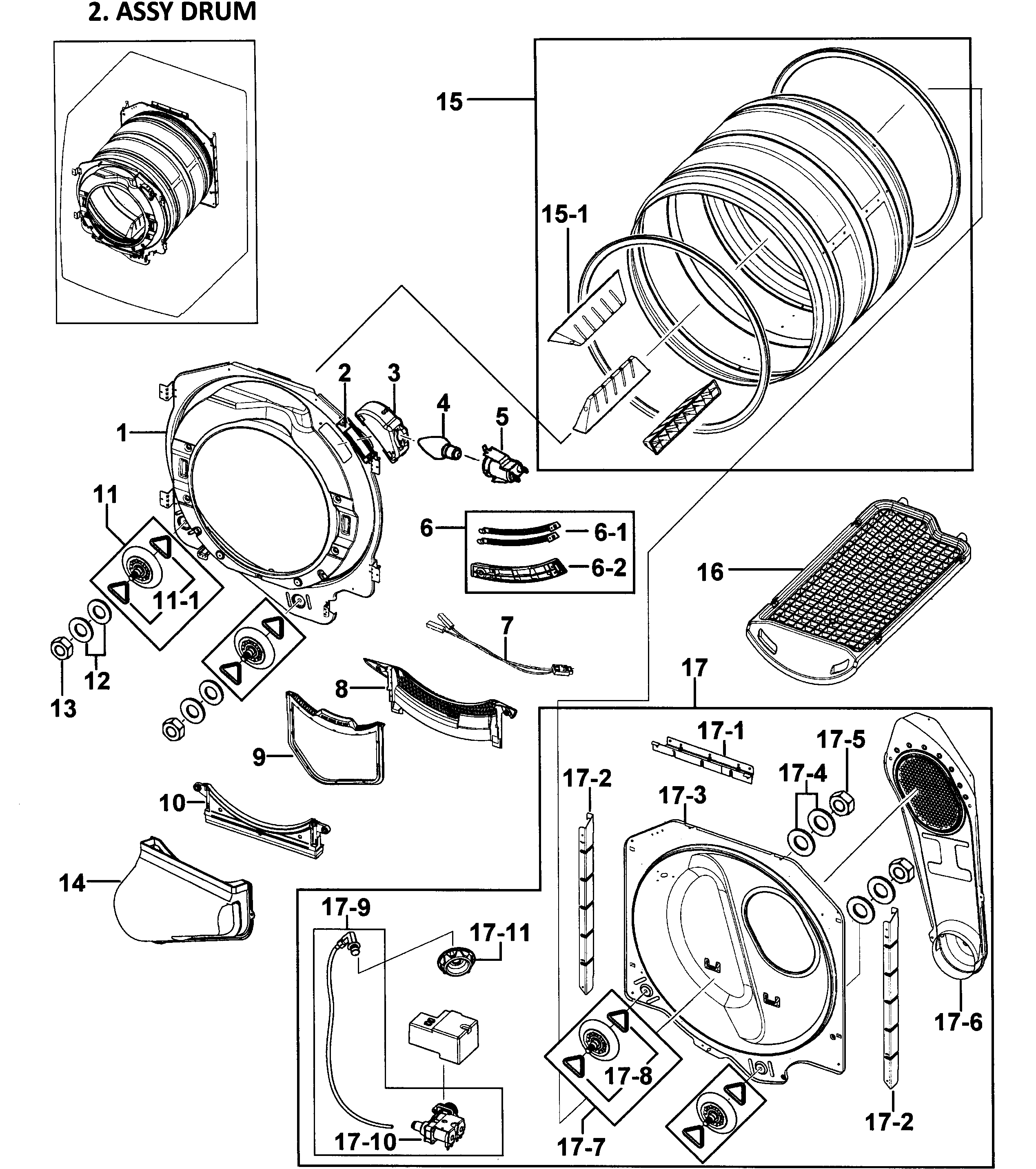 Drum assy