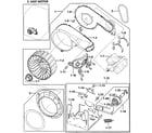 Samsung DV338AGB/XAA-00 motor assy diagram
