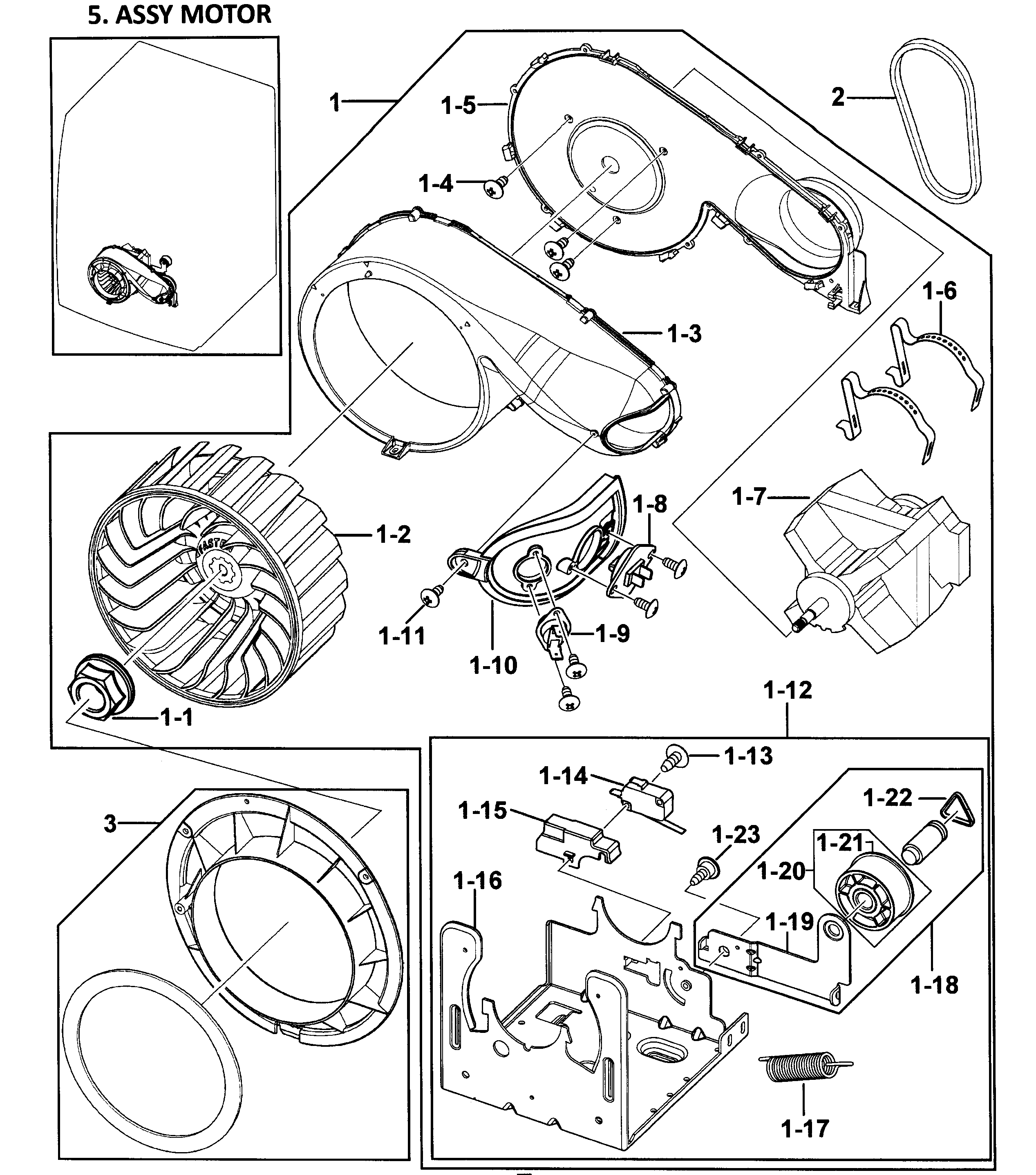 Motor assy