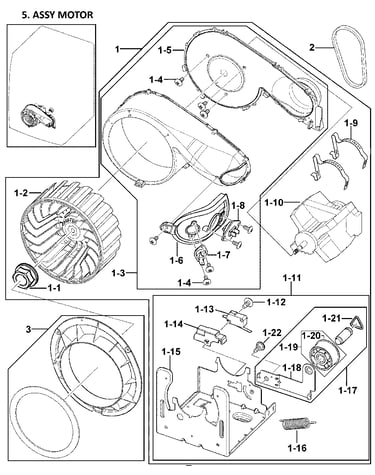 Motor assy
