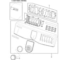 Samsung DV409AGR/XAA-00 control panel diagram
