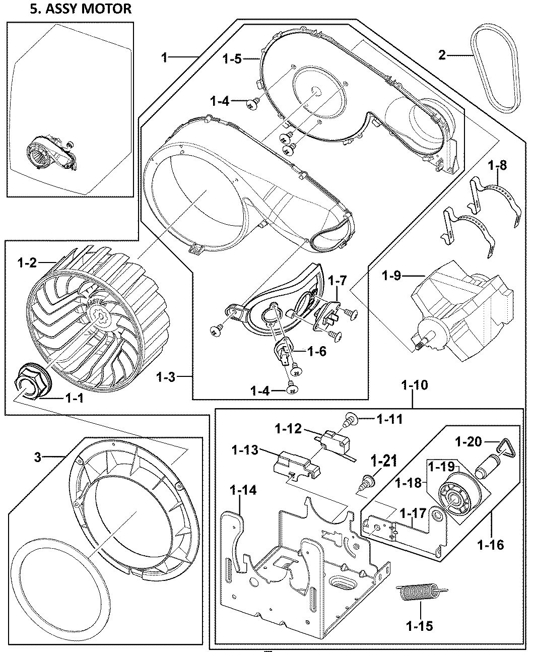 Motor assy