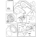 Samsung DV419AEU/XAA-00 motor assy diagram