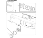 Samsung DV419AEW/XAA-00 control panel diagram