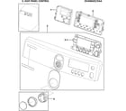 Samsung DV448AEE/XAA-00 control panel diagram