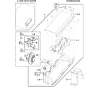 Samsung DV448AEE/XAA-00 heater assy diagram