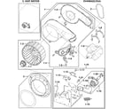 Samsung DV448AGE/XAA-00 motor assy diagram