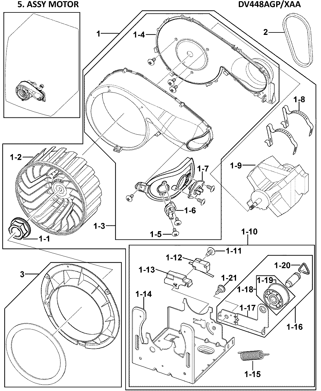 Motor assy