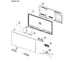 Samsung UN55ES7500FXZA-TS01 cabinet parts diagram