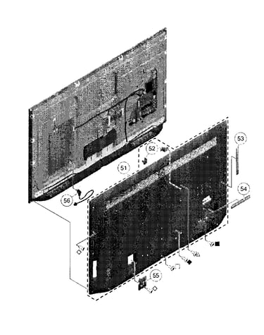 Rear cabinet