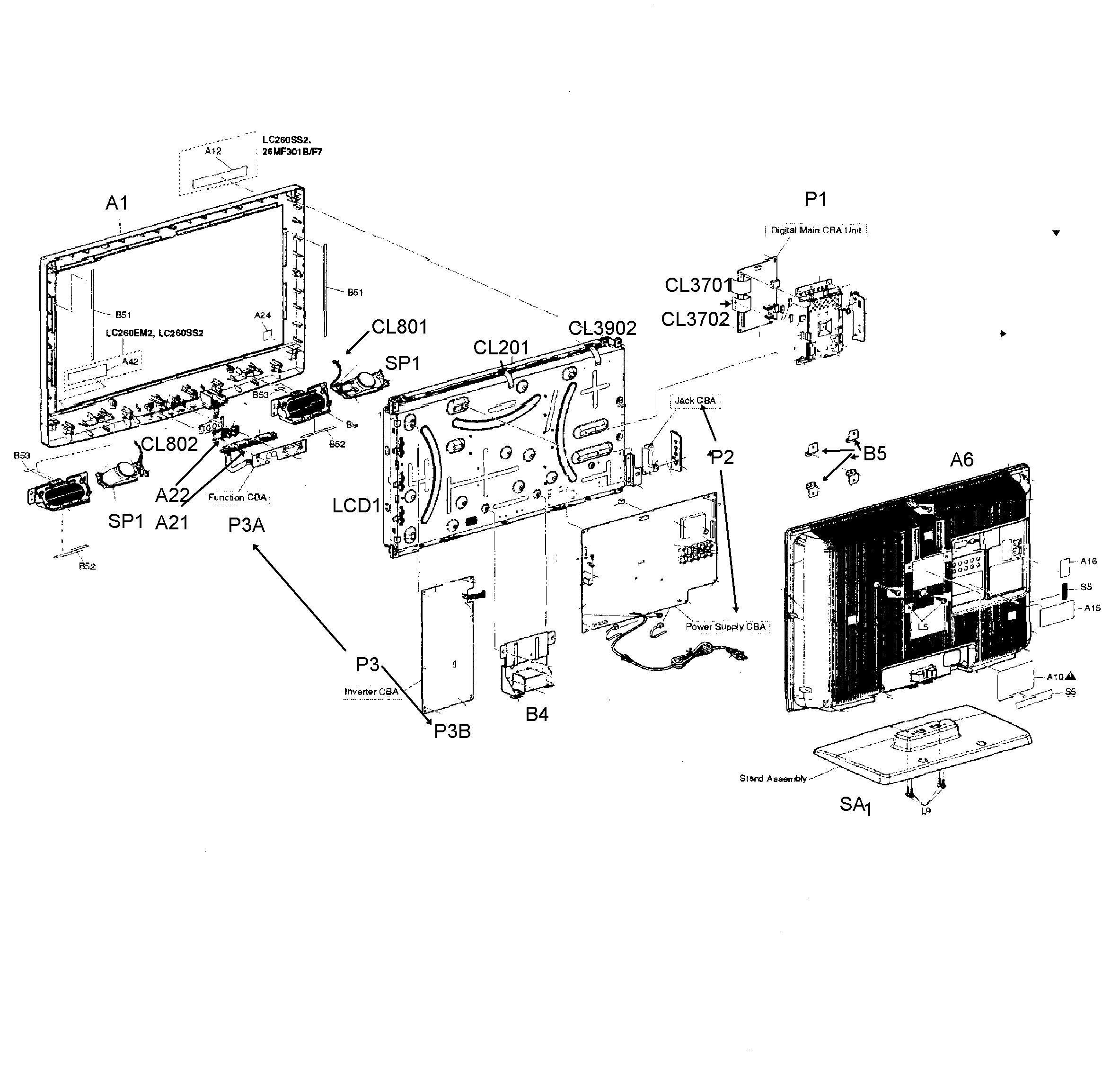 CABINET PARTS