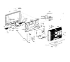 Magnavox 26MF301B/F7-DS1 cabinet parts diagram