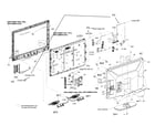 Philips 32PFL3506/F7-DS1 cabinet parts diagram