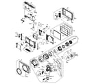 Panasonic DMC-SZ7PK cabinet parts diagram