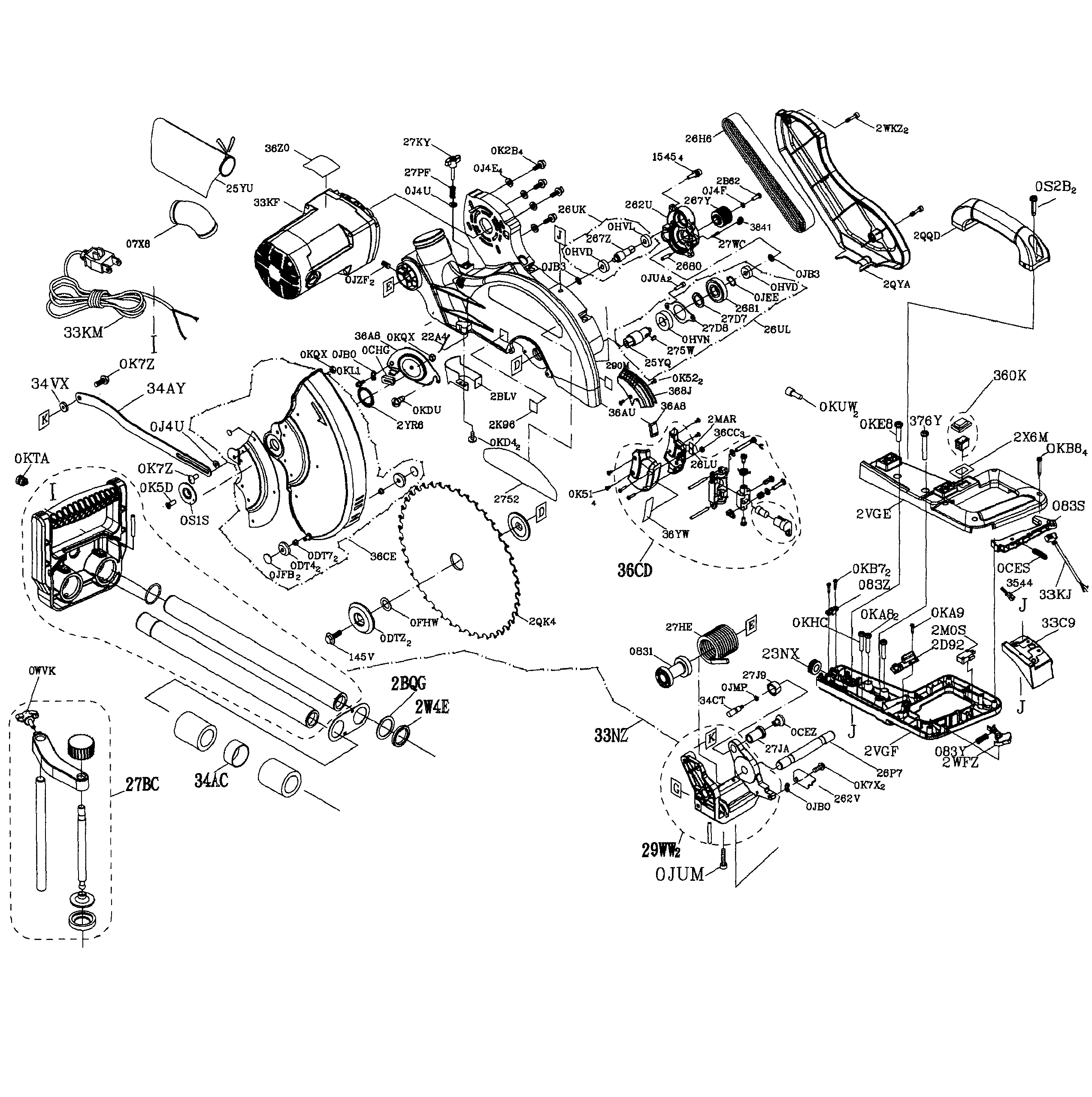 Arm assy