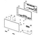 Samsung UN32EH5000FXZA-TS01 cabinet parts diagram