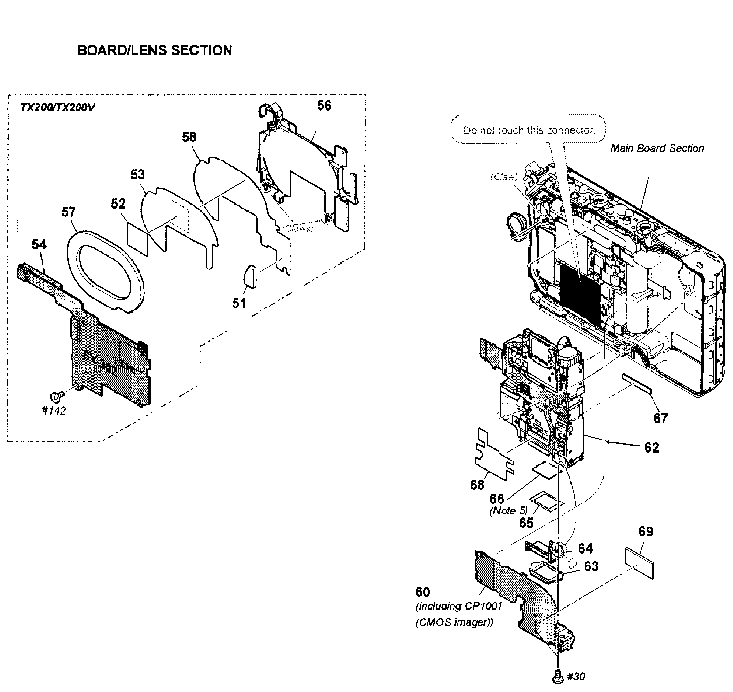 Board/lens assy