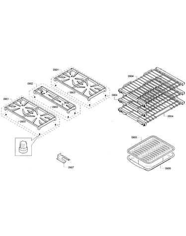 Grates/shelfs