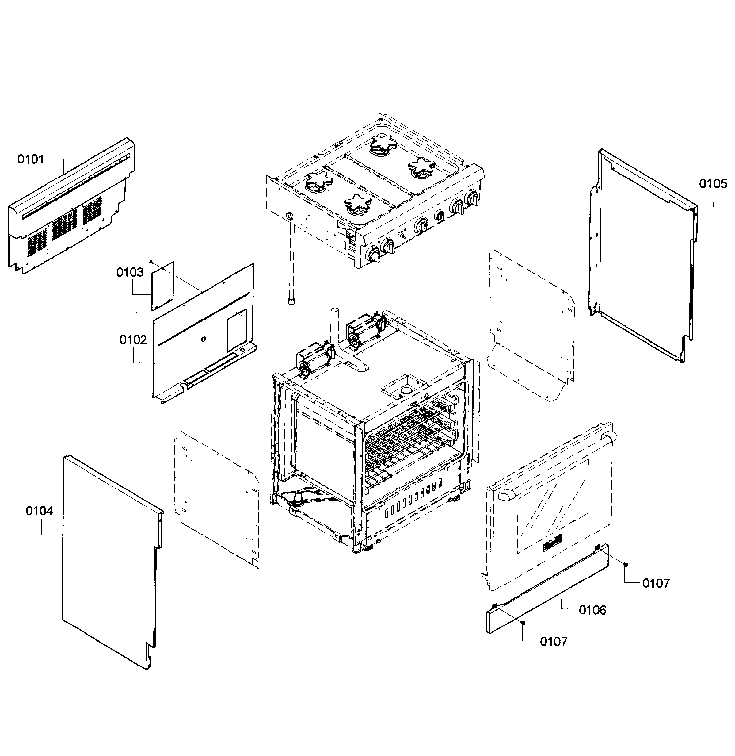 Range assy