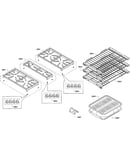 Grates/shelfs