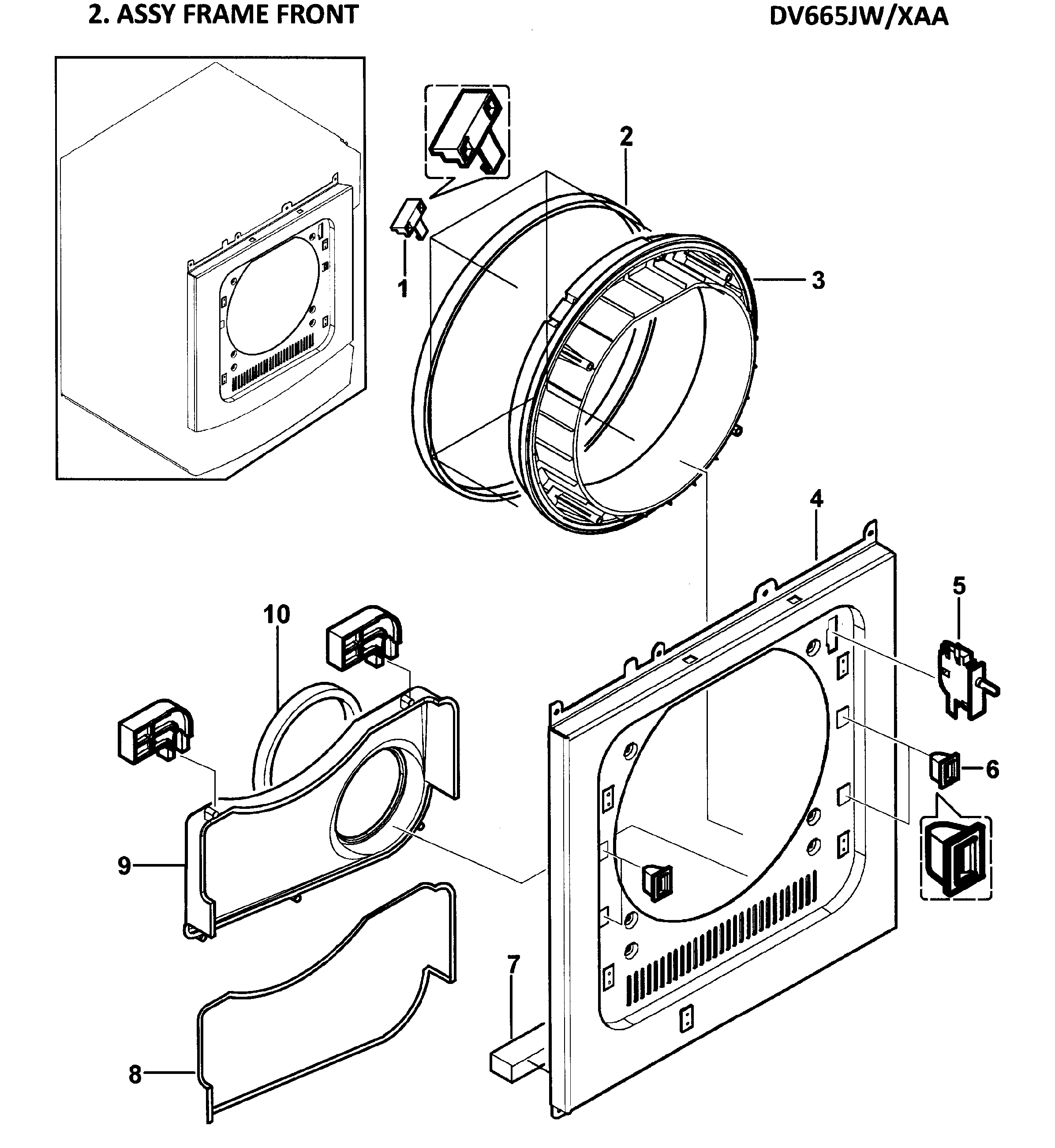 Front frame