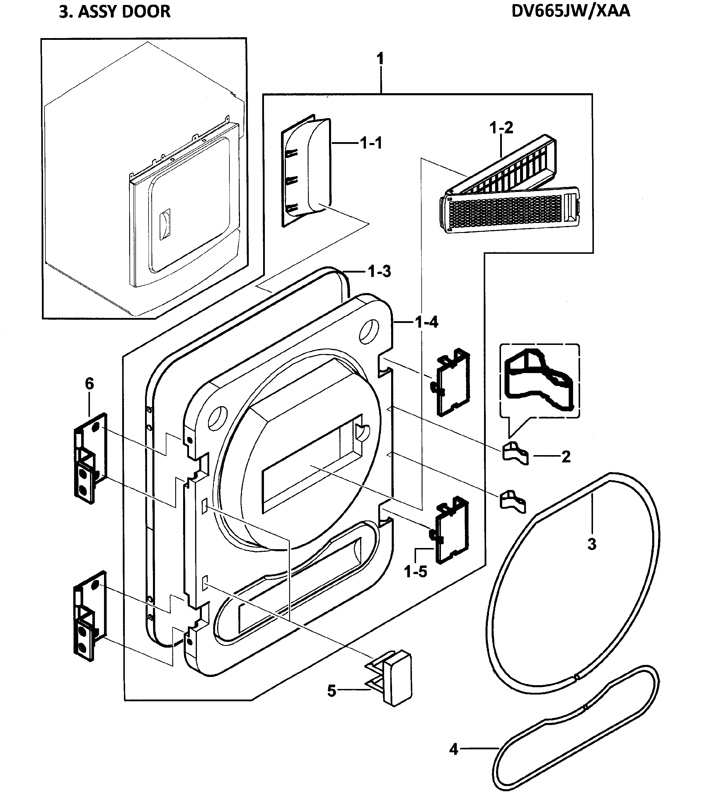 Door assy
