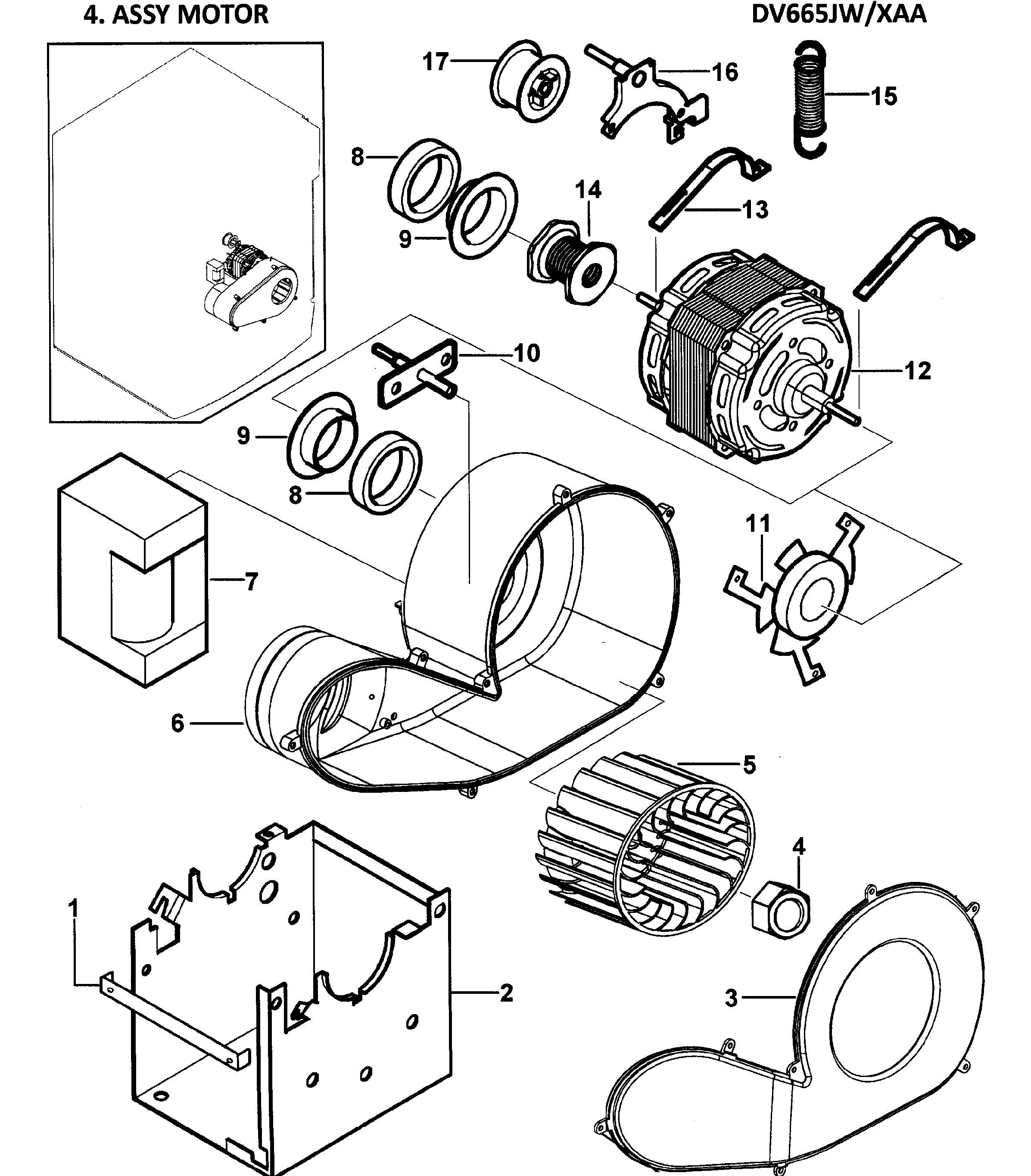 Motor assy