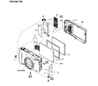 Sony DSC-H90/B rear section diagram