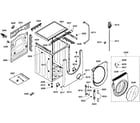 Bosch WFMC5301UC/03 cabinet assy diagram