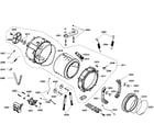 Bosch WFMC5301UC/03 drum assy diagram