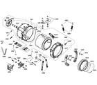 Bosch WFMC5301UC/04 drum assy diagram