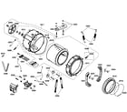 Bosch WFMC5301UC/15 drum assy diagram