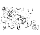 Bosch WFMC5301UC/16 drum assy diagram