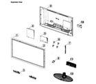 Samsung UN32EH5300FXZA-TS01 cabinet parts diagram