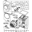 Samsung WF419AAU/XAA-00 main assy diagram