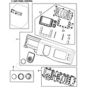 Samsung WF419AAU/XAA-00 control panel diagram