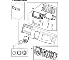 Samsung WF419AAU/XAA-00 control panel diagram