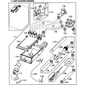 Samsung WF419AAU/XAA-00 drawer housing diagram
