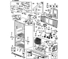 Samsung RF266ADBP/XAA-00 cabinet diagram