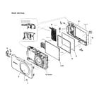 Sony DSC-WX50/G rear section diagram