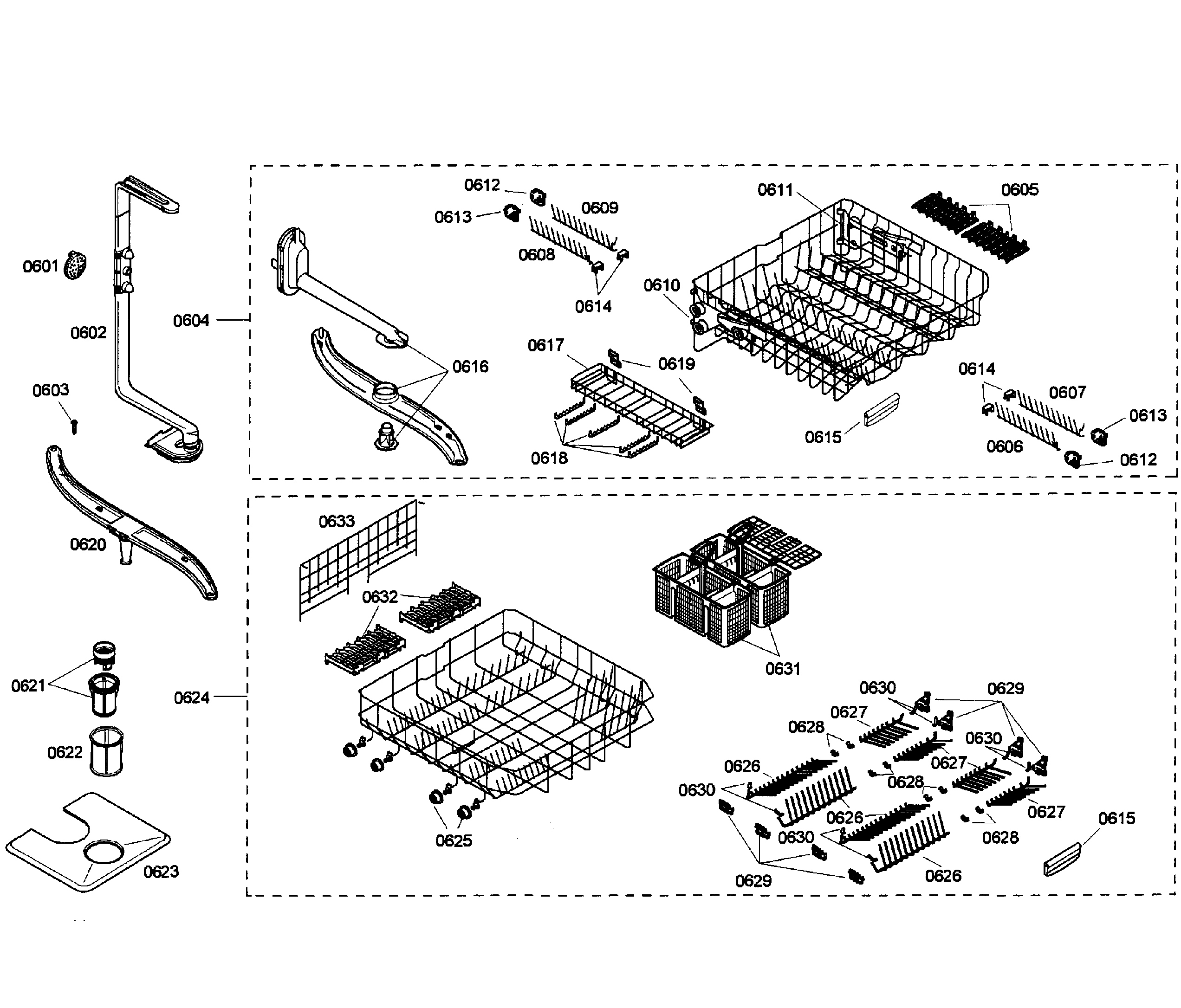 Baskets assy