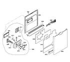 Bosch SHE58C02UC/48 door assy diagram