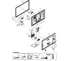 Panasonic TC-L55ET5 cabinet parts diagram