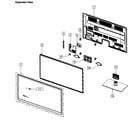 Samsung PN51E550D1FXZA-SS01 cabinet parts diagram