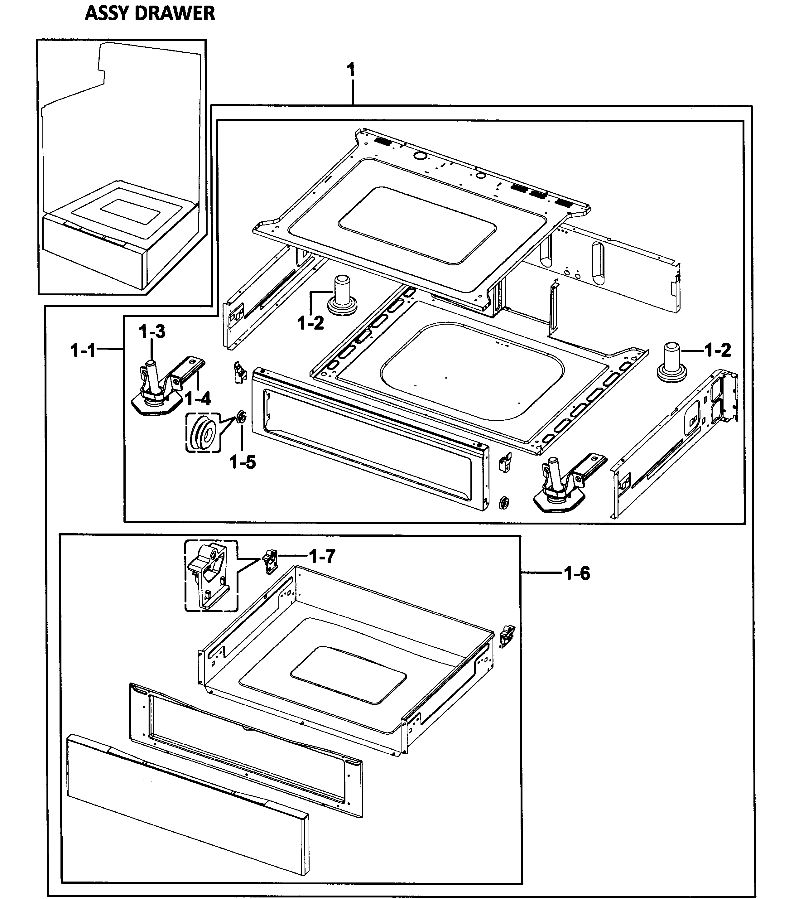 Drawer assy