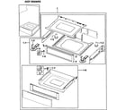 Samsung FER300SW/XAA-00 drawer assy diagram
