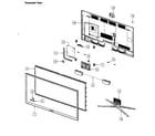 Samsung PN64E8000GFXZA-TW02 cabinet parts diagram
